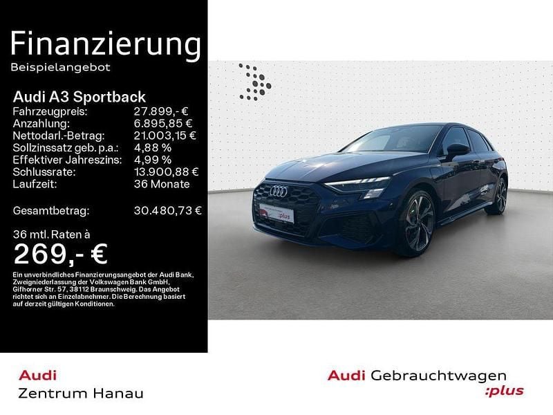 Gebraucht Audi A3 S-Line 245 PS (180 kW) 2022 Blau Limousine