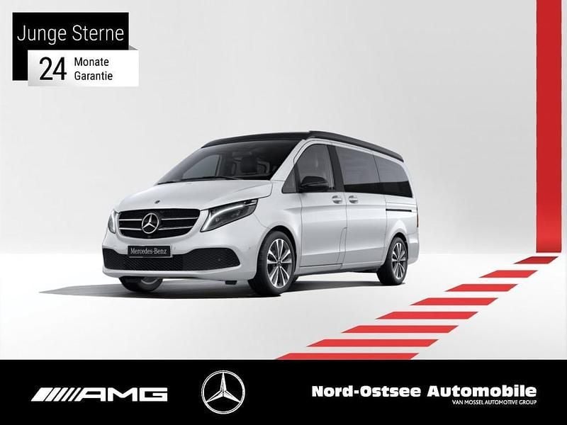 Bergkristallweiß metallic Gebraucht 2021 Mercedes V250 Marco Polo Van / Kleinbus | 52.890 € (Guter Preis) - Bild 1/3