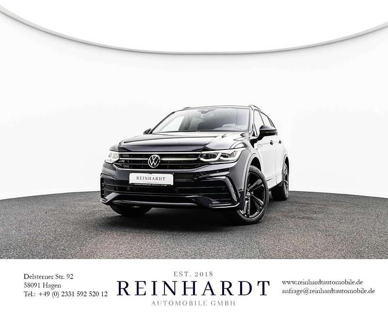 Deep black perleffekt Gebraucht 2022 VW Tiguan Allspace R-line SUV | 32.845 € (Guter Preis) - Bild 1/3