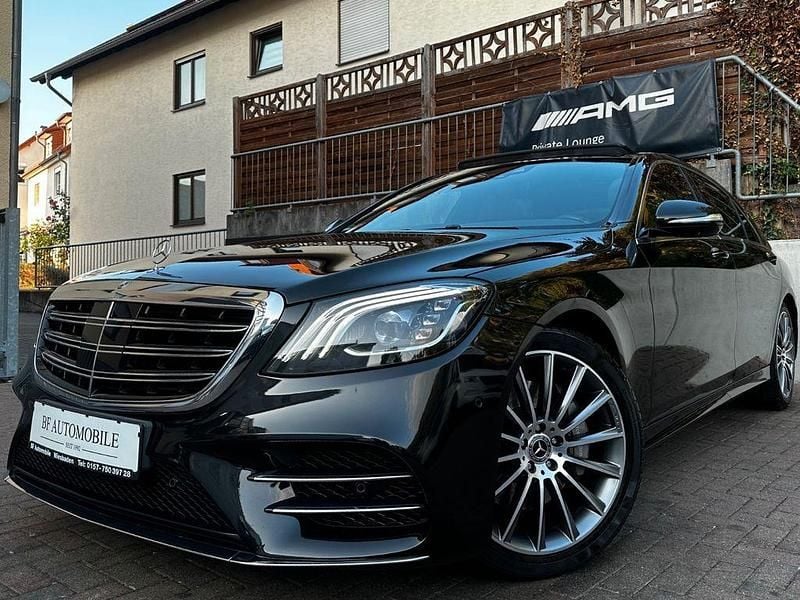 Obsidianschwarz metallic Gebraucht 2020 Mercedes S350 AMG Limousine | 55.989 € (Superpreis) - Bild 1/4