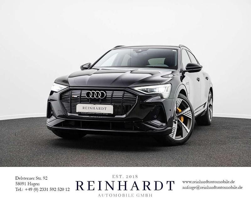 Mythosschwarz metallic Gebraucht 2022 Audi e-tron Sportback S-Line SUV | 33.400 € (Superpreis) - Bild 1/1