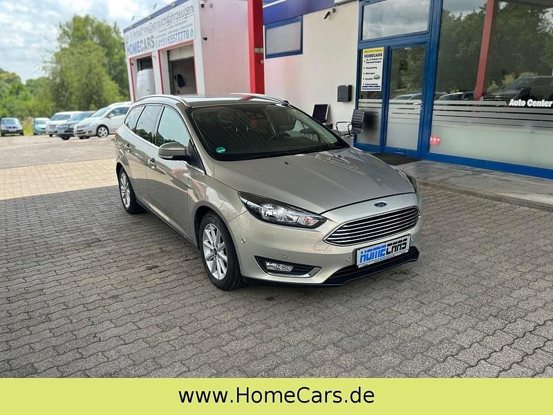 Braun Gebraucht 2015 Ford Focus Kombi | 4.499 € (Guter Preis) - Bild 1/4