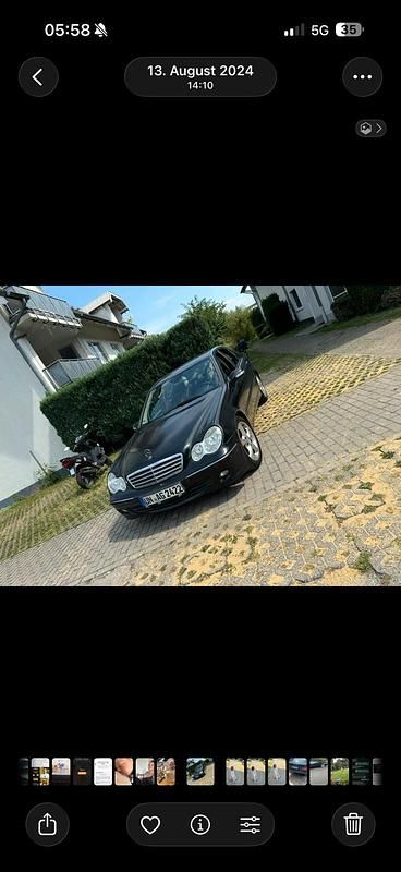 Schwarz Gebraucht 2006 Mercedes C230 Limousine | 2.500 € (Superpreis) - Bild 1/1