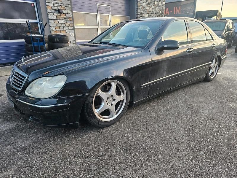 Schwarz Gebraucht 2001 Mercedes S320 Limousine | 1.400 € (Superpreis) - Bild 1/4