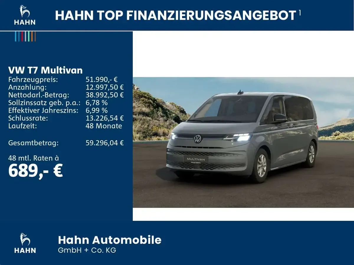 Neu VW Multivan Life 150 PS (110 kW) 2026 Pure grey Van / Kleinbus
