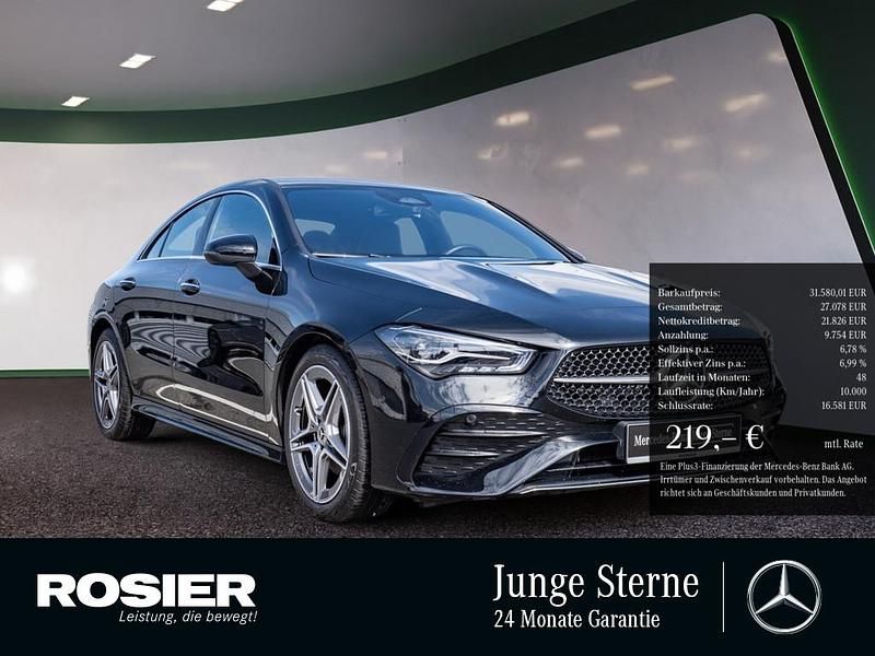 Schwarz / kosmosschwarz Gebraucht 2024 Mercedes CLA180 Advanced Plus Limousine | 31.580 € (Fairer Preis) - Bild 1/4