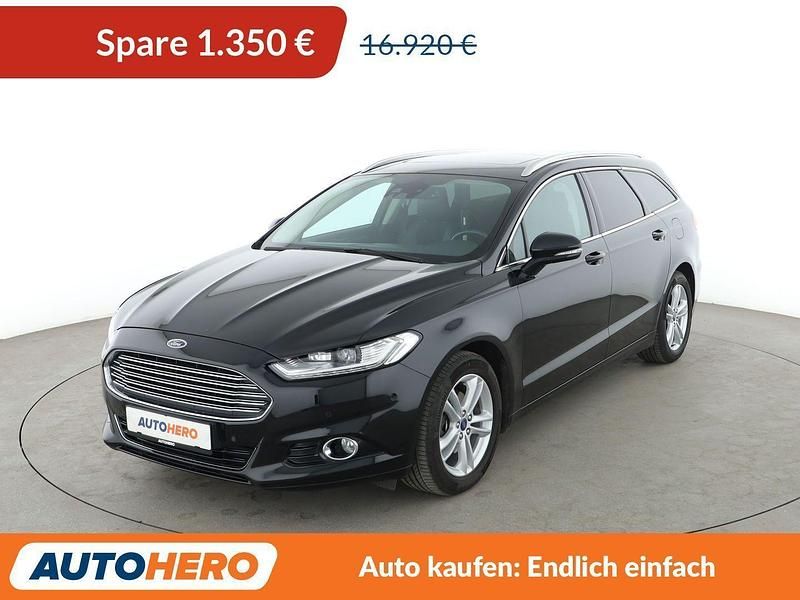 Schwarz Gebraucht 2016 Ford Mondeo Titanium Kombi | 15.570 € (Fairer Preis) - Bild 1/3