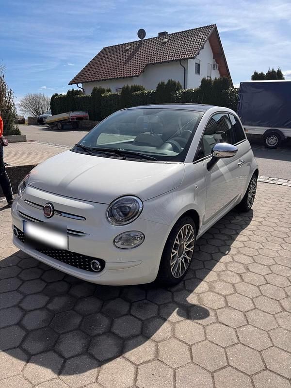 Gebraucht Fiat 500 Lounge 69 PS (50 kW) 2018 Weiß Kleinwagen
