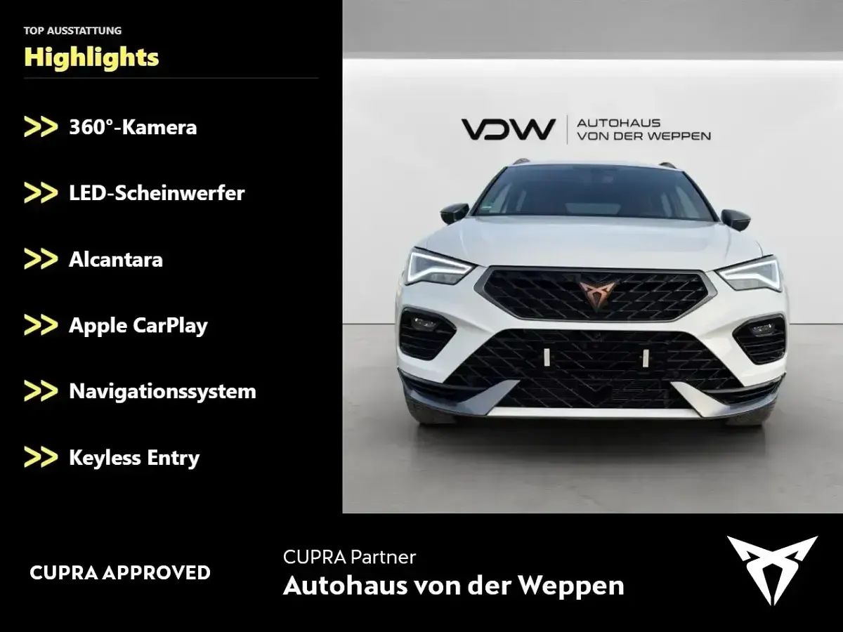 Gebraucht Cupra Ateca VZ 300 PS (220 kW) 2024 Weiß SUV