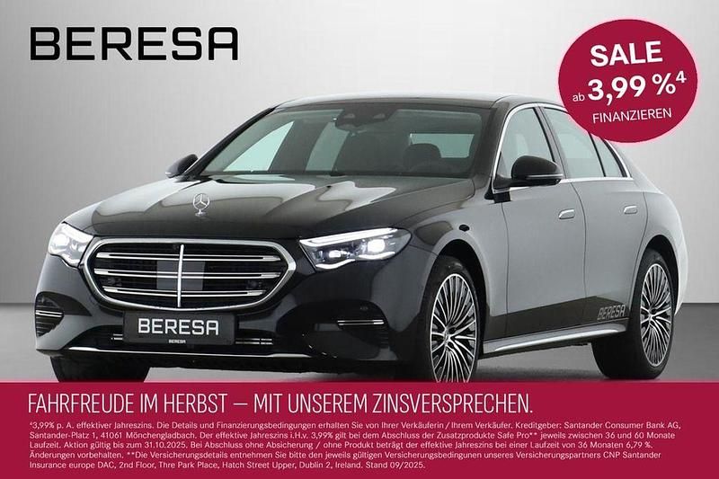 Metalliclack obsidianschwarz Gebraucht 2024 Mercedes E220 Exclusive Limousine | 68.425 € - Bild 1/4
