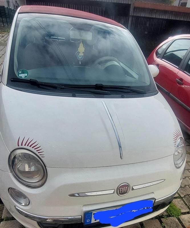 Weiß Gebraucht 2011 Fiat 500 Cabrio | 4.000 € (Guter Preis) - Bild 1/4