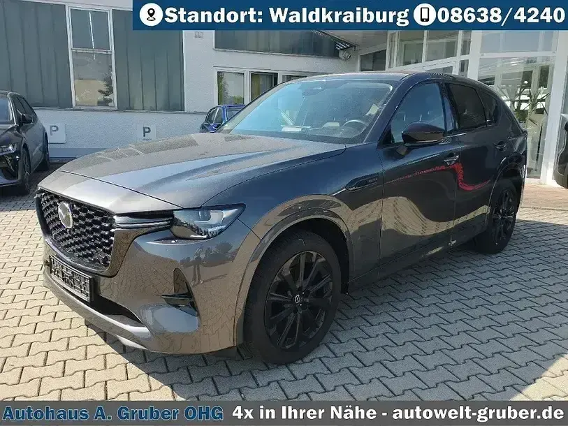 Gebraucht Mazda CX-60 Homura-Line 254 PS (186 kW) 2023 Machine grey (metallic) SUV