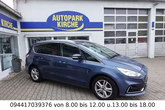 Gebraucht Ford S-MAX Titanium 150 PS (110 kW) 2020 Blau Van / Kleinbus