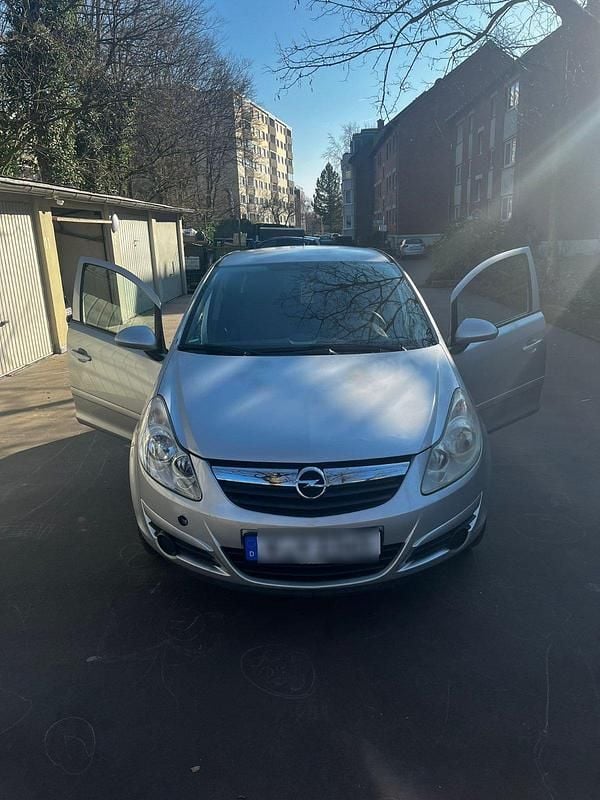 Grau Gebraucht 2007 Opel Corsa Kleinwagen | 1.000 € (Superpreis) - Bild 1/4