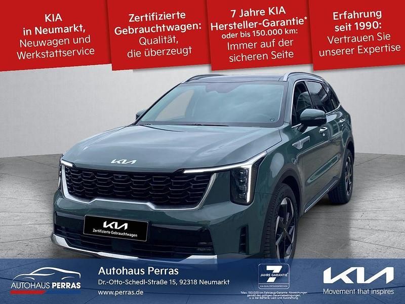 Cityscape gruen Gebraucht 2024 Kia Sorento Spirit SUV | 46.950 € (Guter Preis) - Bild 1/4
