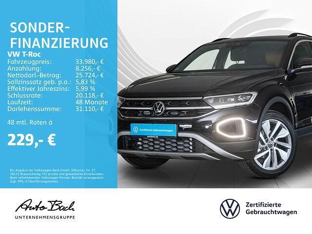 Schwarz Gebraucht 2024 VW T-Roc Move SUV | 33.980 € (Teuer) - Bild 1/2