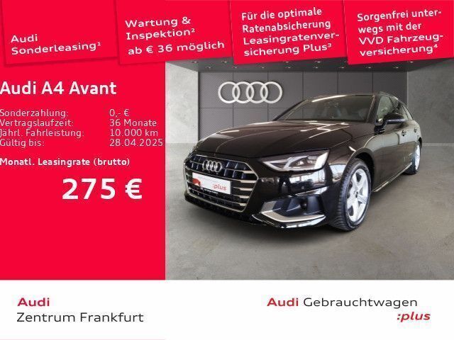Mythosschwarz metallic Gebraucht 2024 Audi A4 Advanced Plus Kombi | 34.280 € (Etwas zu teuer) - Bild 1/2