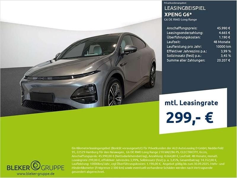 Grau Neu 2025 XPENG G6 RWD Long Range SUV | 45.990 € (Superpreis) - Bild 1/3
