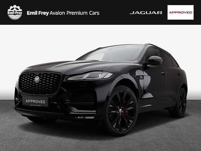 Santorini black metallic Gebraucht 2021 Jaguar F-Pace SUV | 48.123 € (Teuer) - Bild 1/4