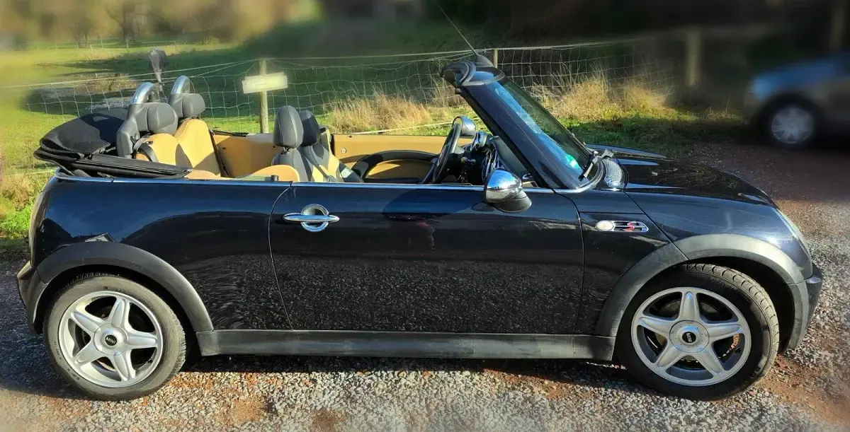Usata Mini Cooper S Cabriolet 170 CV (125 kW) 2006 Nero Cabrio