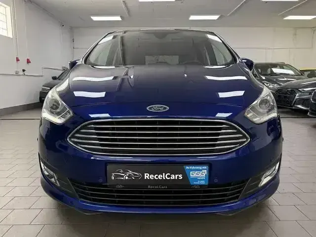 Gebraucht Ford C-MAX Titanium 125 PS (91 kW) 2016 Blau Van / Kleinbus