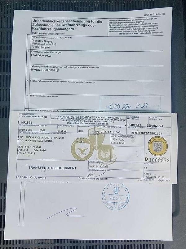 Gebraucht Ford Edge 269 PS (197 kW) 2010 Blau SUV