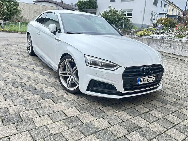 Weiß Gebraucht 2019 Audi A5 S-Line Coupé | 31.499 € (Fairer Preis) - Bild 1/4