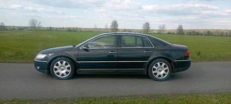 Second-hand VW Phaeton 313 CP (230 kW) 2005 Negru Berlinǎ