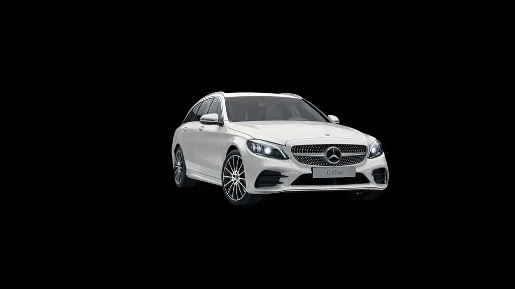 Gebraucht Mercedes C300 AMG line 258 PS (189 kW) 2019 Weiß Limousine