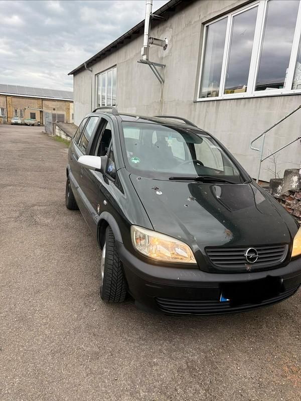 Gebraucht Opel Zafira 101 PS (74 kW) 2002 Grün Van / Kleinbus