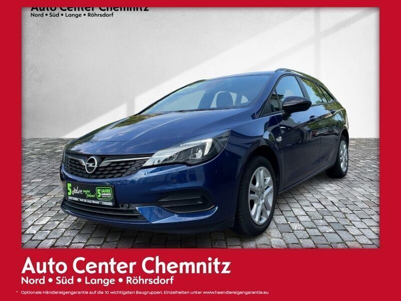 Blau Gebraucht 2022 Opel Astra Edition Kombi | 15.807 € (Superpreis) - Bild 1/4
