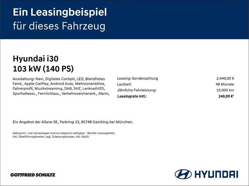 Neu Hyundai i30 Advantage 140 PS (102 kW) 2025 Silber Limousine