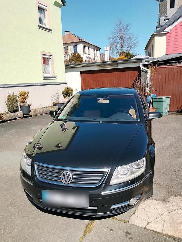 Second-hand VW Phaeton 232 CP (170 kW) 2008 Negru Berlinǎ