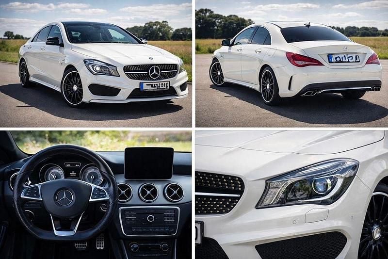 Gebraucht Mercedes CLA200 AMG line 156 PS (114 kW) 2016 Weiß Coupé