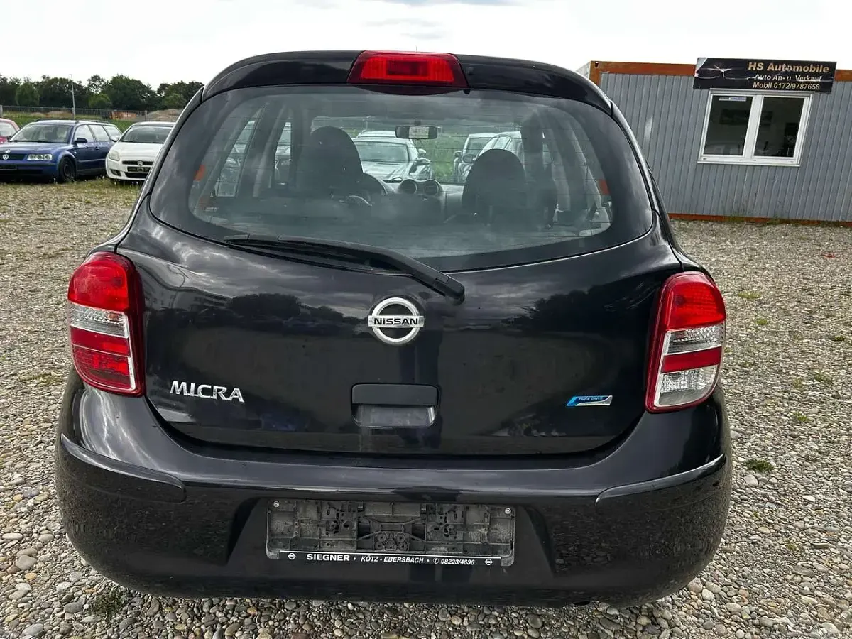 Gebraucht Nissan Micra Acenta 80 PS (58 kW) 2012 Schwarz Kleinwagen