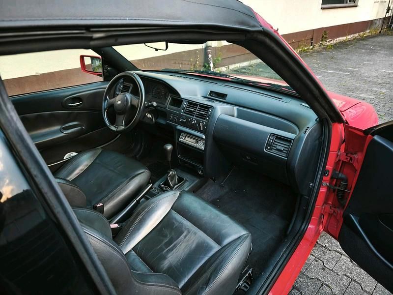 Gebraucht Ford Escort Cabriolet 105 PS (77 kW) 1993 Rot Cabrio