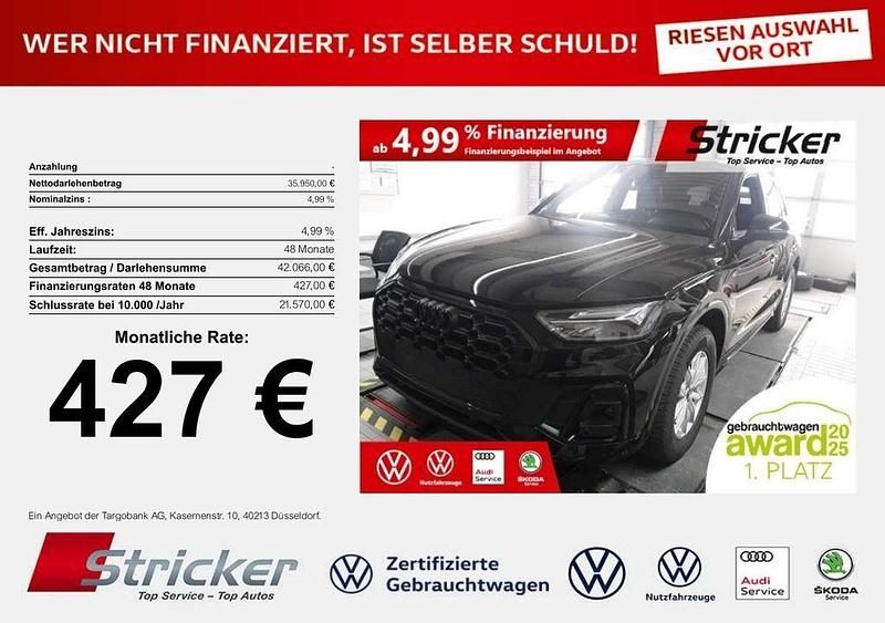 Gebraucht Audi Q5 S-Line 299 PS (219 kW) 2022 Mythosschwarz metallic SUV