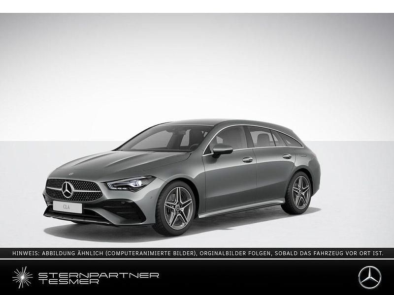 Grau Gebraucht 2024 Mercedes CLA200 Shooting Brake AMG Kombi | 29.590 € - Bild 1/3