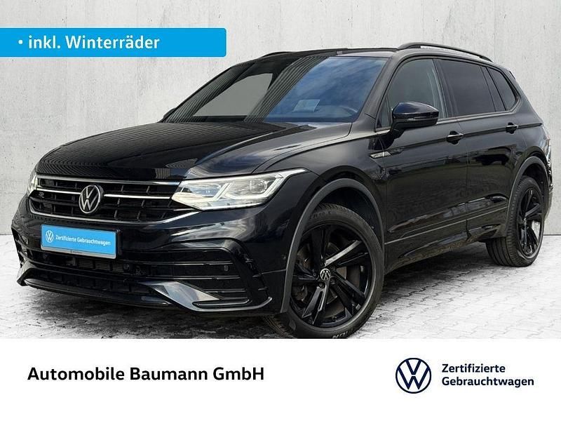 Deep black perleffekt Gebraucht 2022 VW Tiguan Allspace R-line SUV | 38.790 € (Fairer Preis) - Bild 1/4