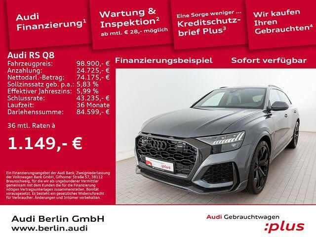 Gebraucht Audi RS Q8 Ambiente 600 PS (441 kW) 2022 Daytonagrau perleffekt SUV