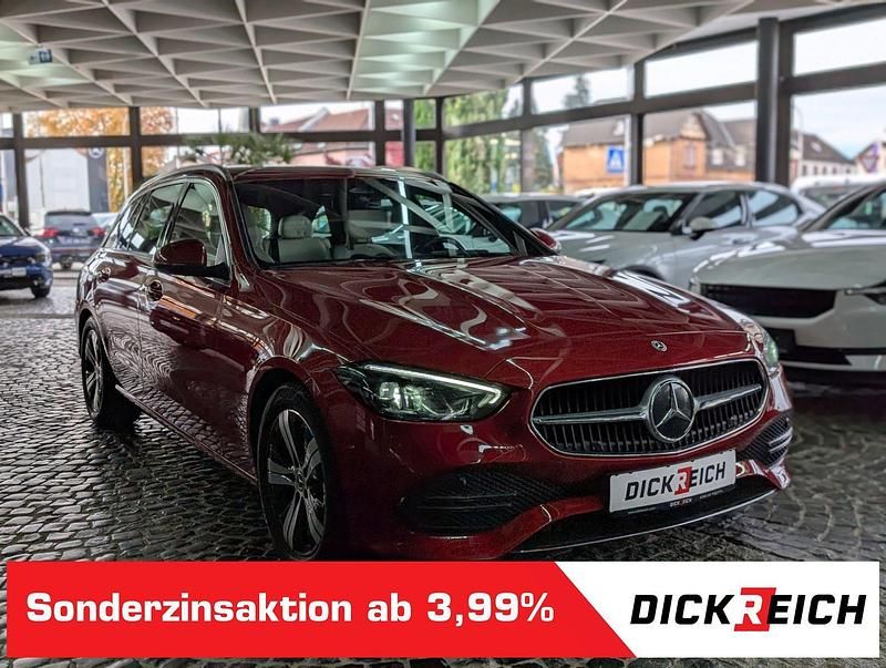 Rot Gebraucht 2021 Mercedes C220 Avantgarde Kombi | 23.480 € (Guter Preis) - Bild 1/4