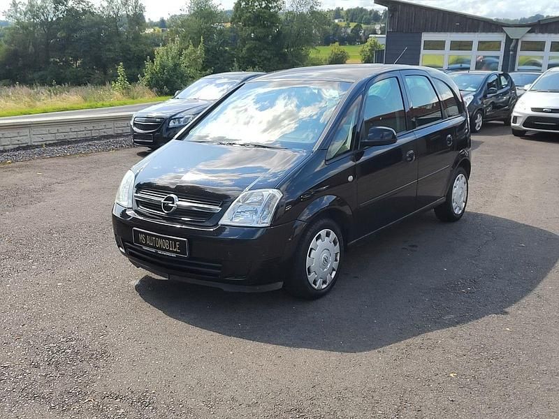 Schwarz Gebraucht 2005 Opel Meriva Edition Van / Kleinbus | 499 € (Superpreis) - Bild 1/4