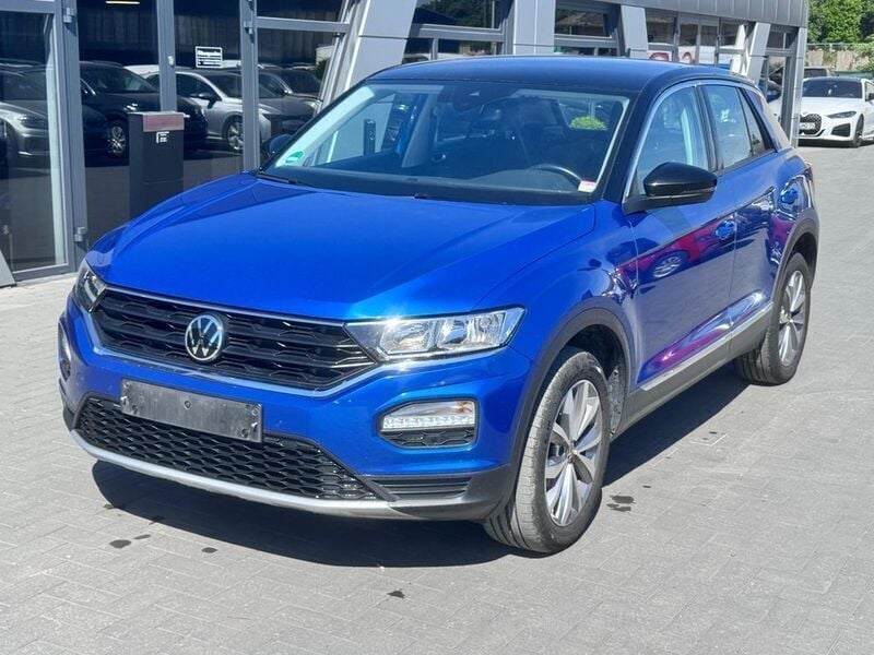 Blau Gebraucht 2021 VW T-Roc Style SUV | 15.989 € (Superpreis) - Bild 1/4