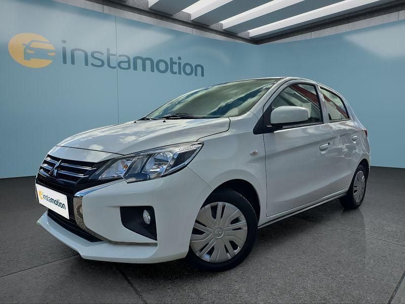 Weiß Gebraucht 2021 Mitsubishi Space Star Kleinwagen | 9.849 € (Fairer Preis) - Bild 1/4