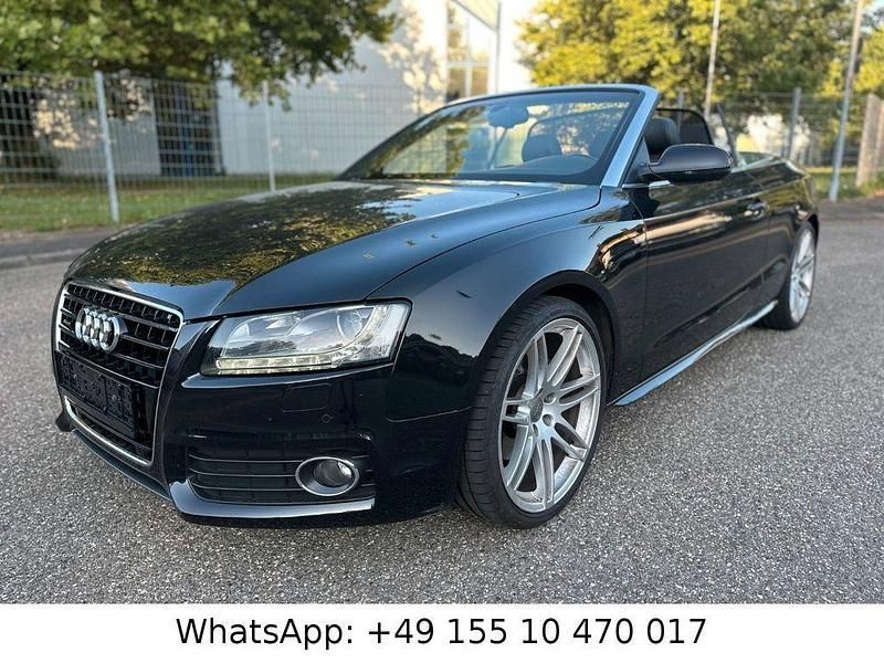 Schwarz Gebraucht 2009 Audi A5 Cabriolet S-Line Cabrio | 10.900 € (Superpreis) - Bild 1/4