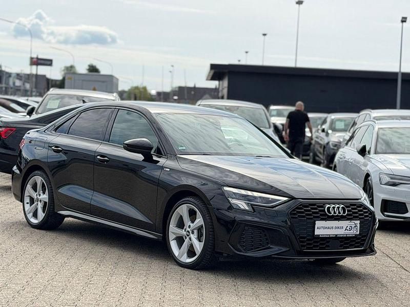 Używany Audi A3 S-Line 110 KM (80 kW) 2020 Czarny Sedan/Limuzyna