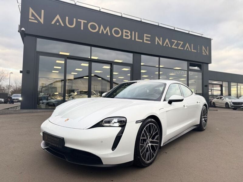 Weiß Gebraucht 2021 Porsche Taycan Limousine | 54.999 € (Superpreis) - Bild 1/4