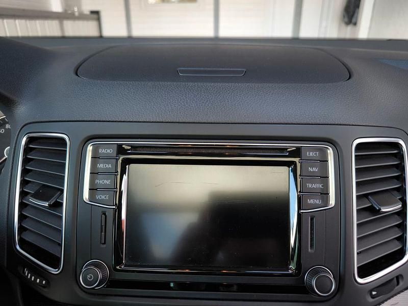 Gebraucht VW Sharan Sound 184 PS (135 kW) 2017 Schwarz Van / Kleinbus