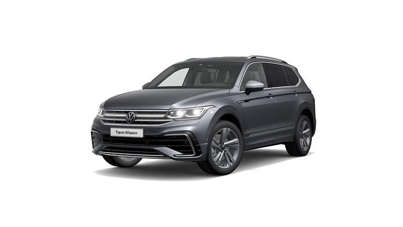 Grau Gebraucht 2022 VW Tiguan Allspace R-line SUV | 36.890 € (Superpreis) - Bild 1/3