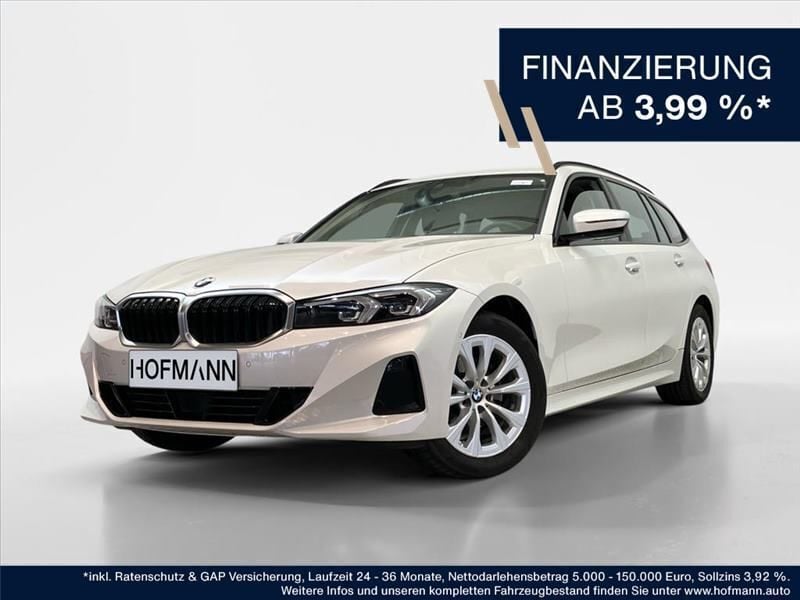 Mineralweiß metallic Gebraucht 2023 BMW 320 Shadowline Kombi | 37.427 € (Guter Preis) - Bild 1/3